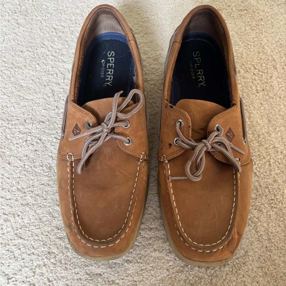 Sperry Men's Tan Leather Boat Shoes